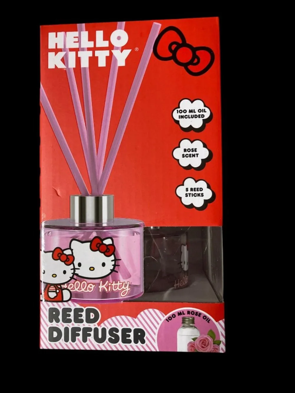 Hello by Sanrio Kitty Reed Diffuser Set Pink Brand New in Box
